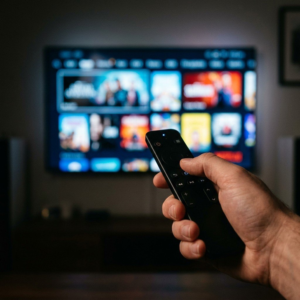 IPTV App gränssnitt på Smart TV